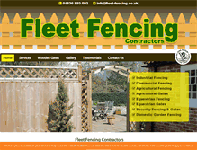 Tablet Screenshot of fencing-lincoln.co.uk